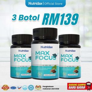 Pakej 3 Botol Max Focus